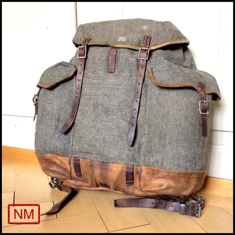 Vintage Swiss Army Backpack Rucksack of the Swiss Military