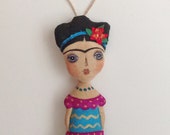 Cloth art doll-Art doll Frida- Fabric doll-Cloth doll Frida- OOAK doll- Textile doll Frida-Frida Kahlo-Frida doll-Human figure doll-Frida Cloth art doll-Art doll Frida- Fabric doll-Cloth doll Frida- OOAK doll- Textile doll Frida-Frida Kahlo-Frida doll-Human figure doll-Frida