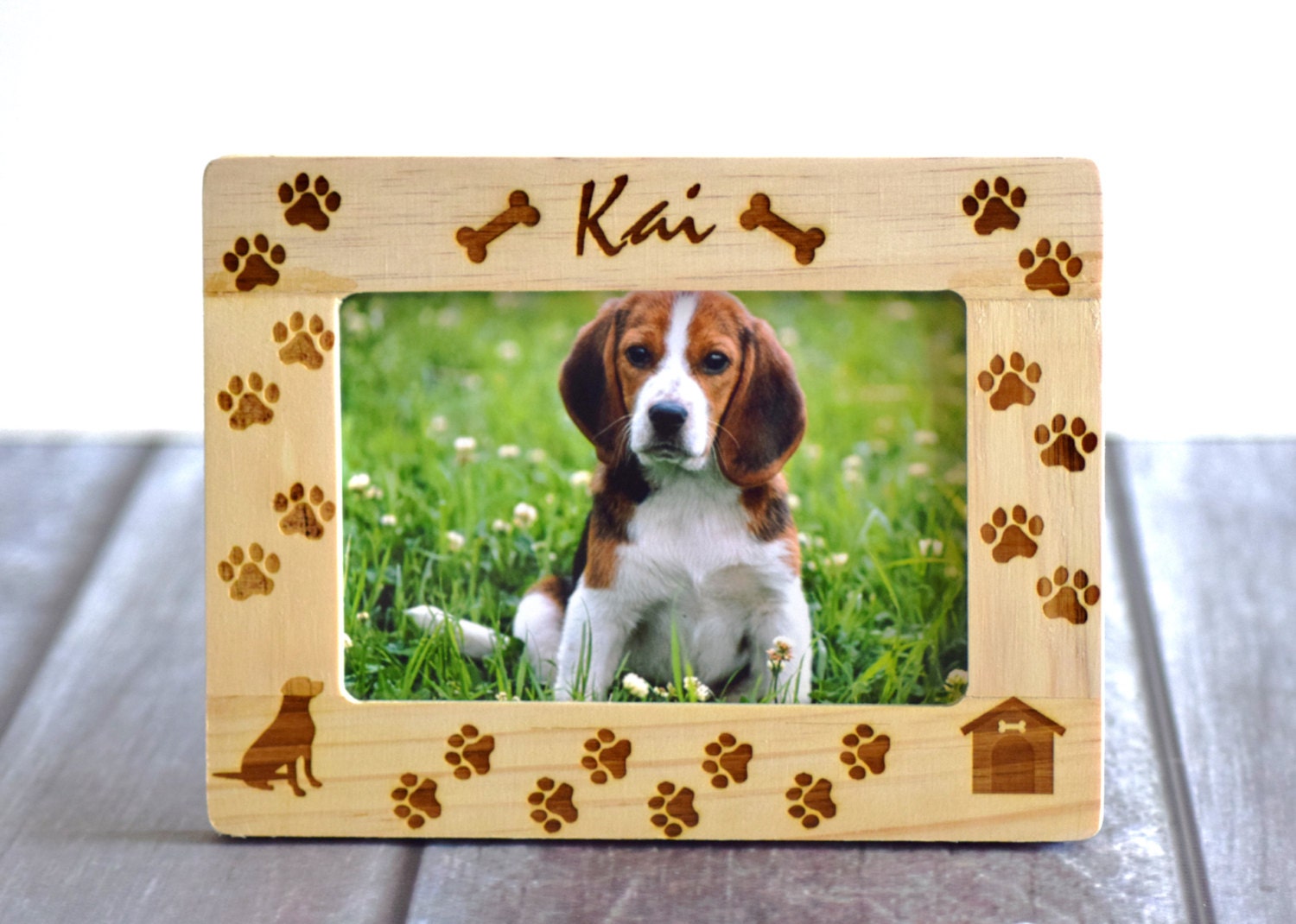 Pet Picture Frame Custom Picture Frame Dog Frame Wood