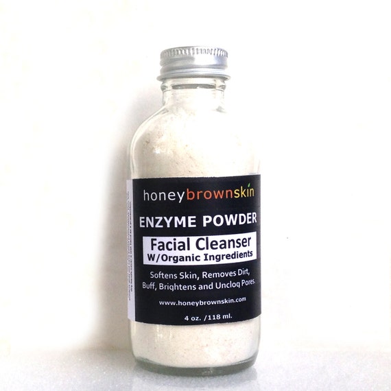 Organic Rice Enzyme Facial Cleansing Powder by HoneyBrownSkinSoap