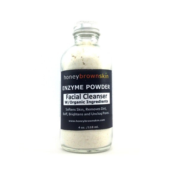 Organic Rice Enzyme Facial Cleansing Powder by HoneyBrownSkinSoap