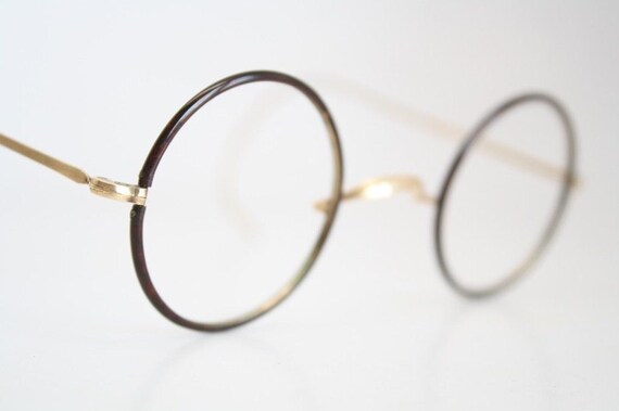 Vintage Glasses Frames Round Eyeglass Frames by ...