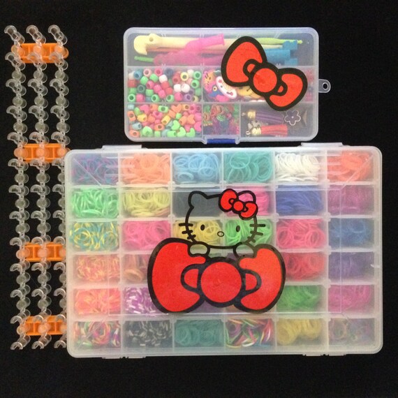 Rainbow loom poker chips