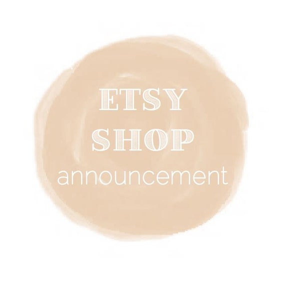 Writing Services ETSY shop announcement