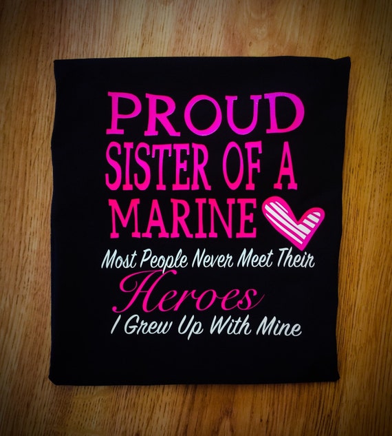 sister of a marine shirt