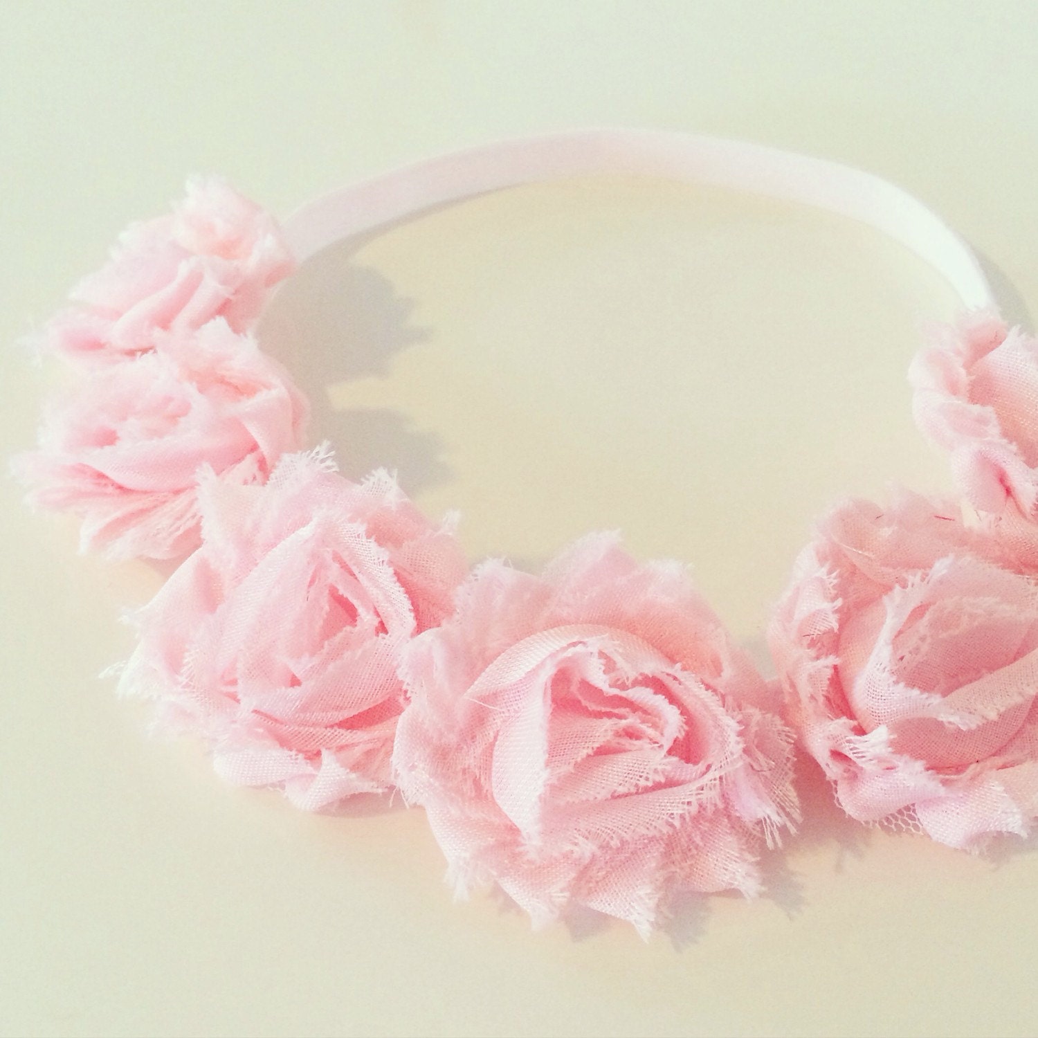 Blush Pink Flower Crown Light Pink Flower Crown Headband for