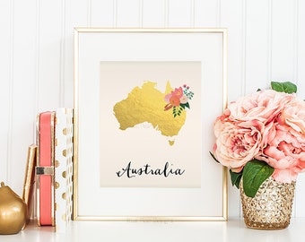Australia Map Australia Art Australia Poster Australia Print Australia Printable Australia Postcard Printable map art