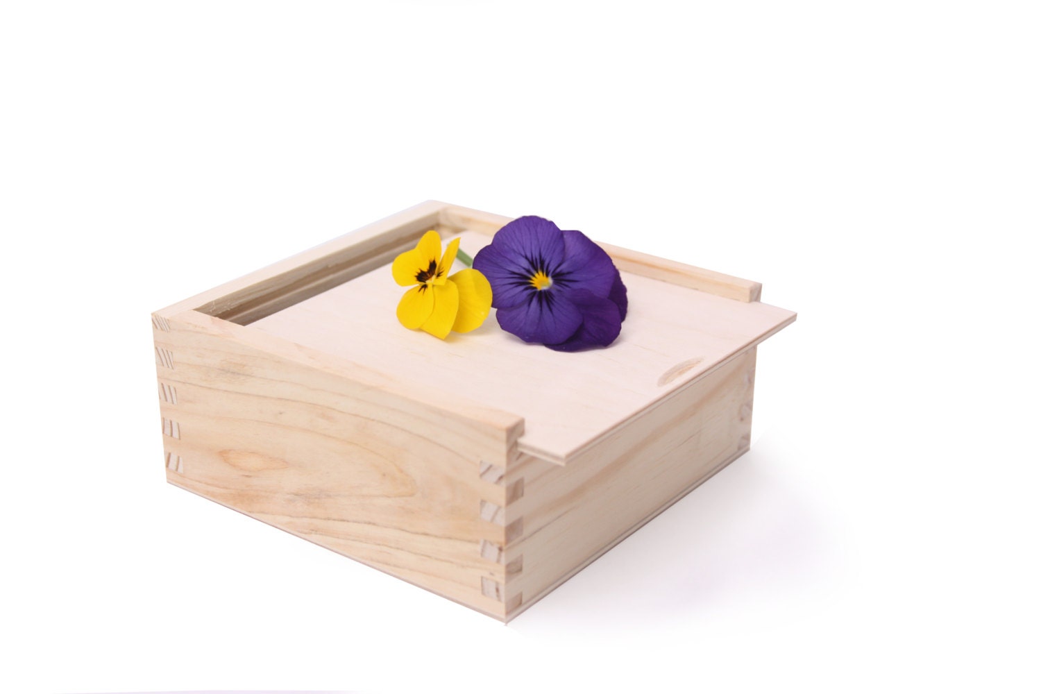 sliding lid small wooden unfinished box keepsake