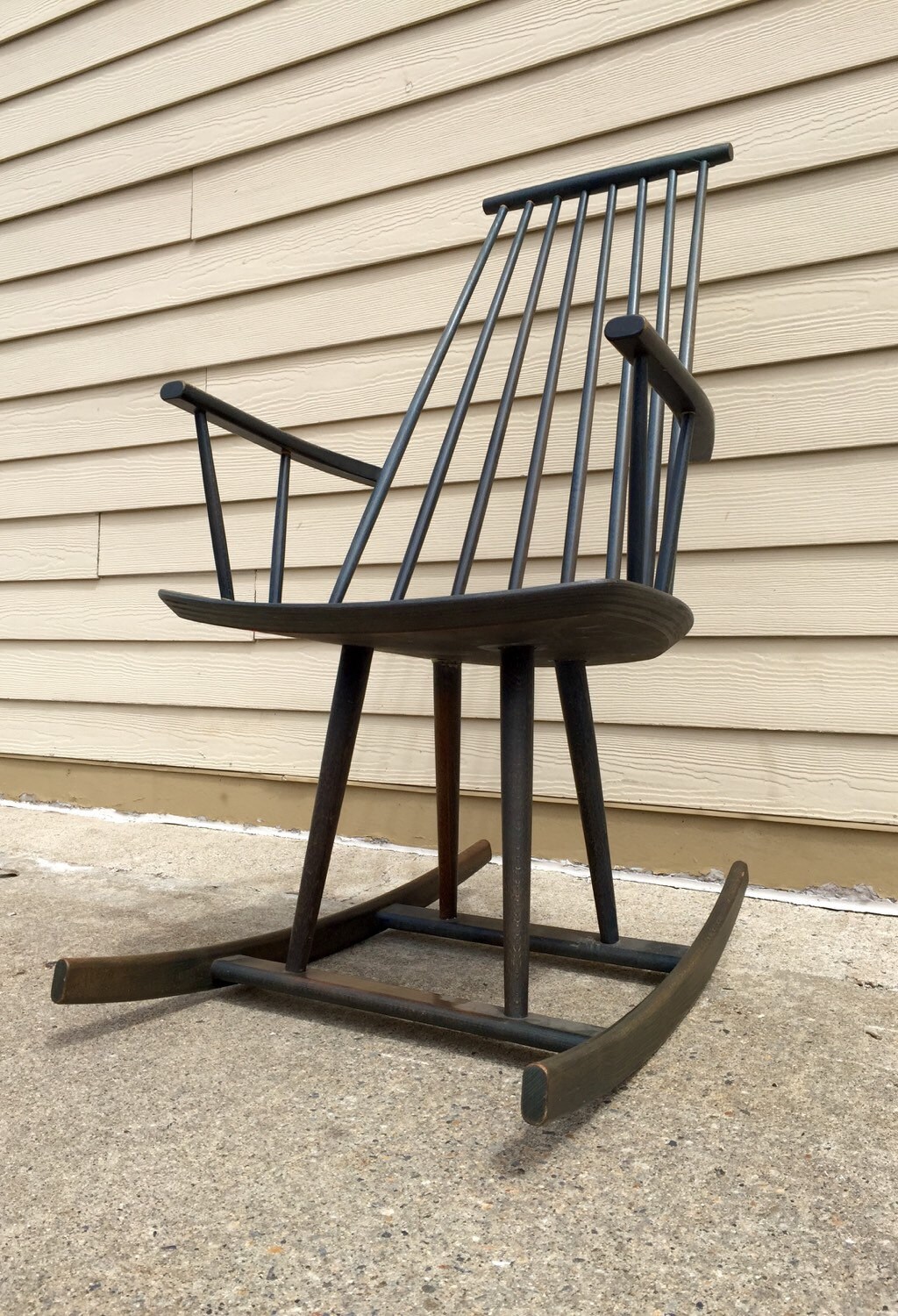 Mobler Rocking Chair Danish Modern FDB Mobler Rocking Chair Emerald Green Wash denmark ...