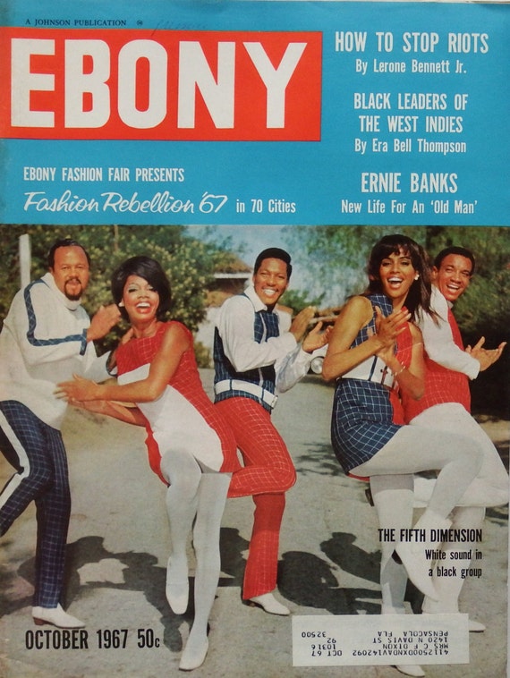 Vintage Magazine Ebony October 1967 Aretha Franklin