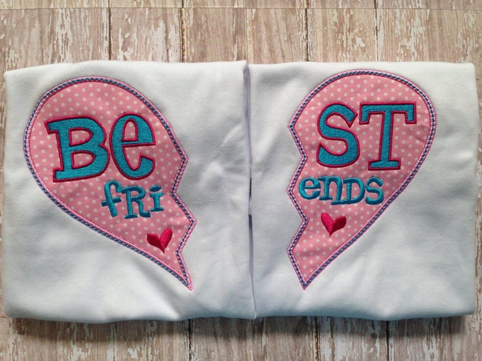 Jesse C. Mault design best friends broken heart 5x7 and 6x10 best