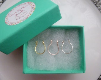 Fake septum Ring Set.