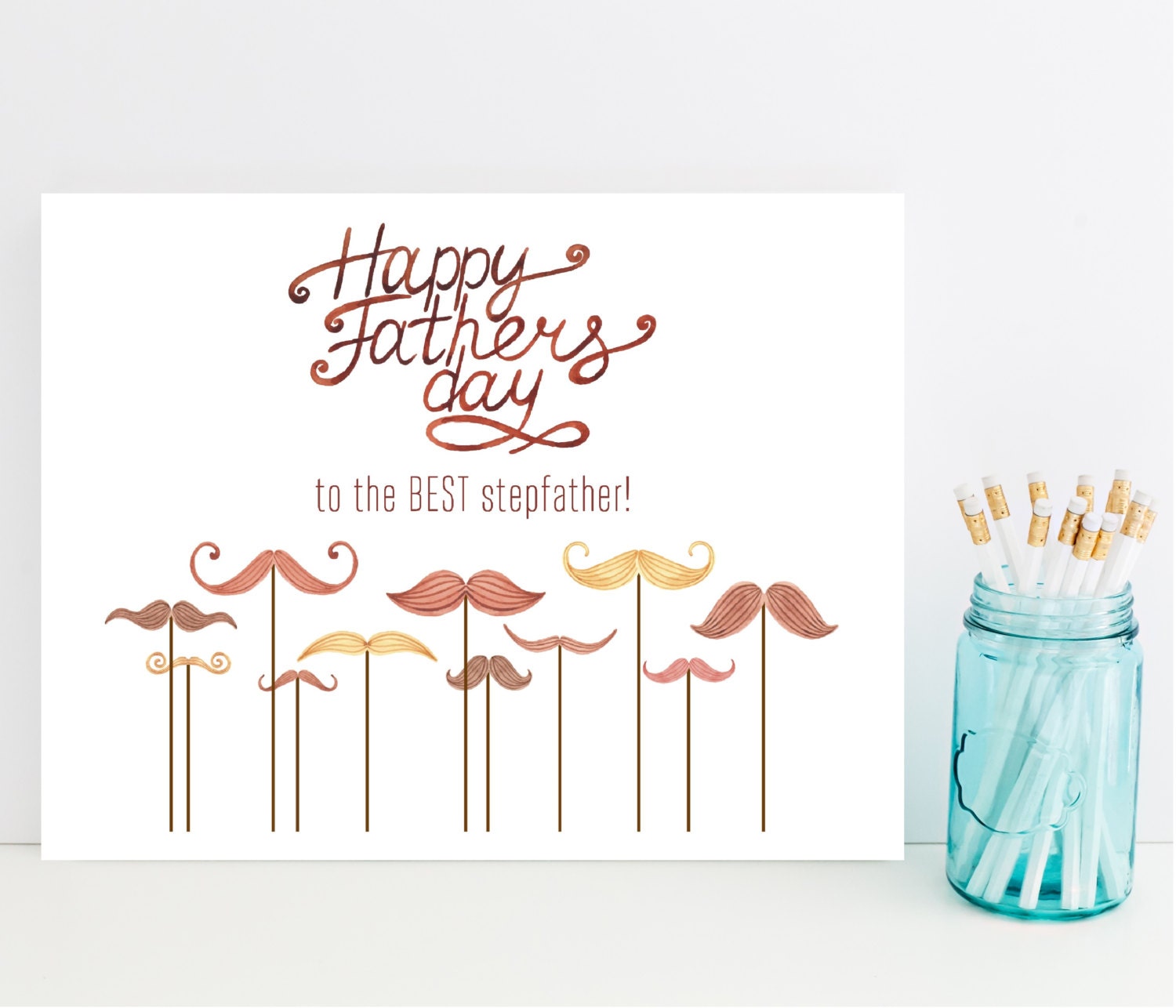 Printable StepFather's Day Card DIY Step Father's