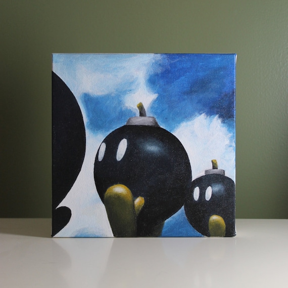 Mini Bob-omb Battlefield Painting Recreation