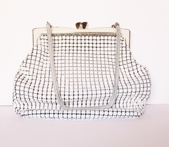 vintage white purse