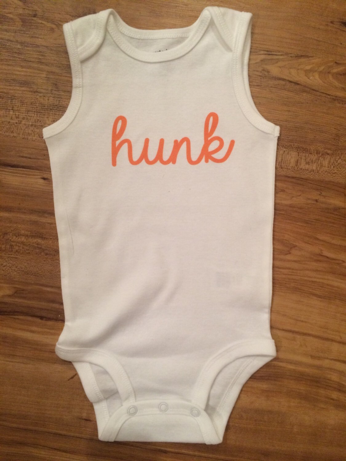 Hunk sleeveless bodysuit baby boy sleeveless bodysuit baby