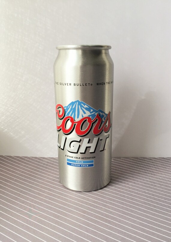 Aluminum Coors Light Tumbler Keeps Beverage by KitschyCuteCorner