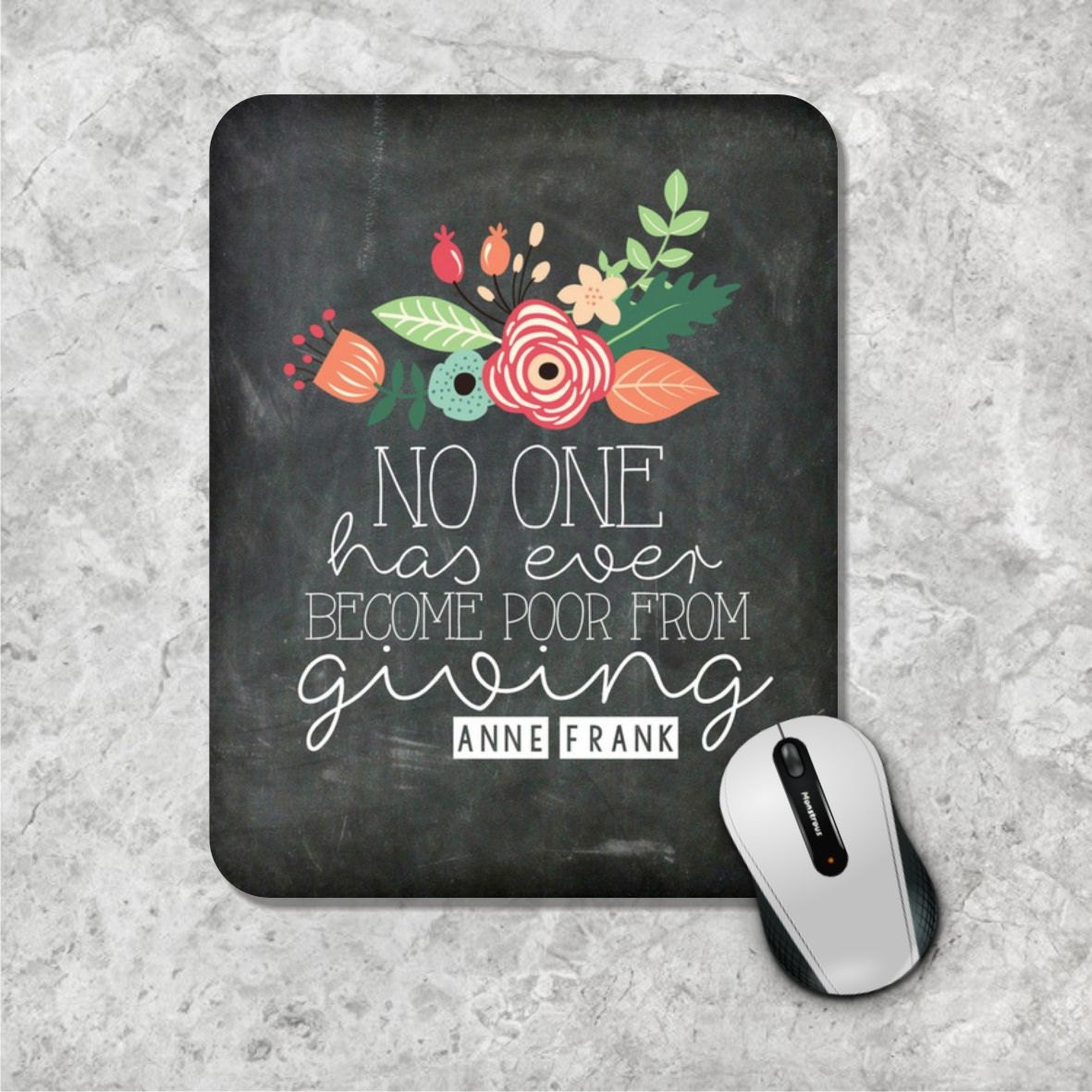 Quote Mousepad Chalkboard Mouse Pad Watercolor Mouse Mat Quote Mousepad Chalkboard Mouse Pad Watercolor Mouse Mat