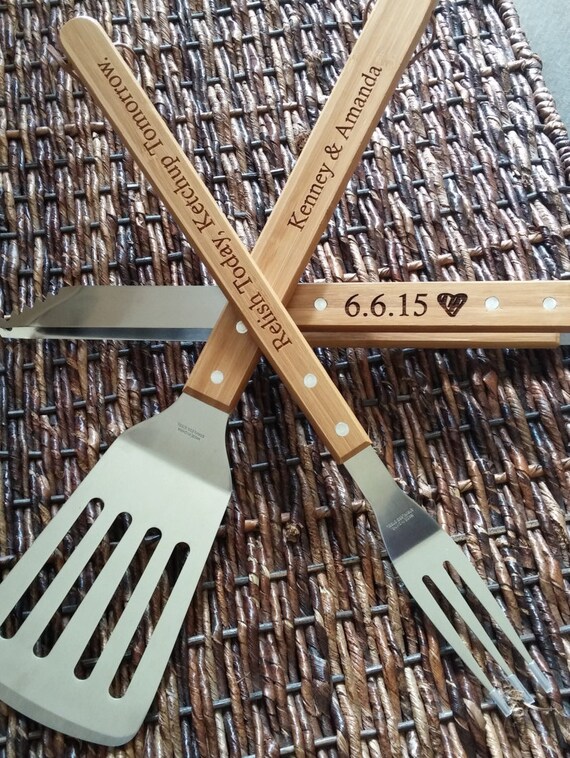 Grilling Personalized BBQ Set Grill Set Custom BBQ Set