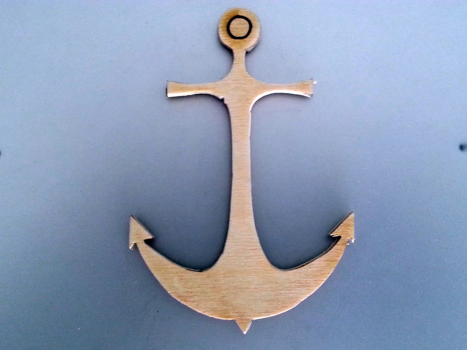 Anchor wood cut out Laser cut out Anchor by docjlasercreations