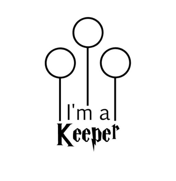 Download Harry Potter I'm a Keeper Vinyl Decal