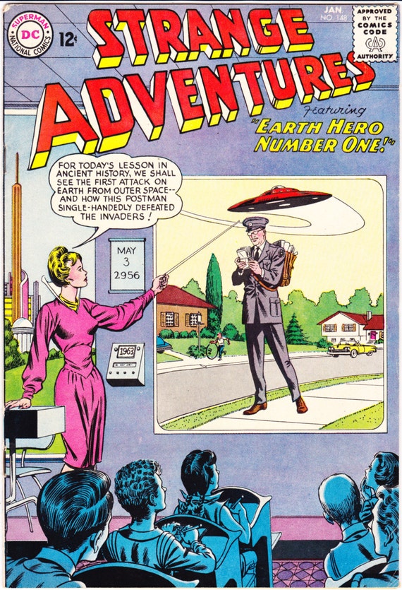 Strange Adventures 148 Postman Postal Workers Hero Comic