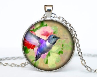 HUMMINGBIRDS pendant hummibirds jewelry hummibirds necklace