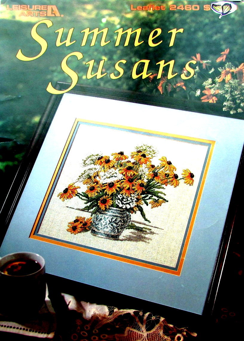 Cross Stitch Book By Leisure Arts Leaflet 2460. by CraftyBookNook