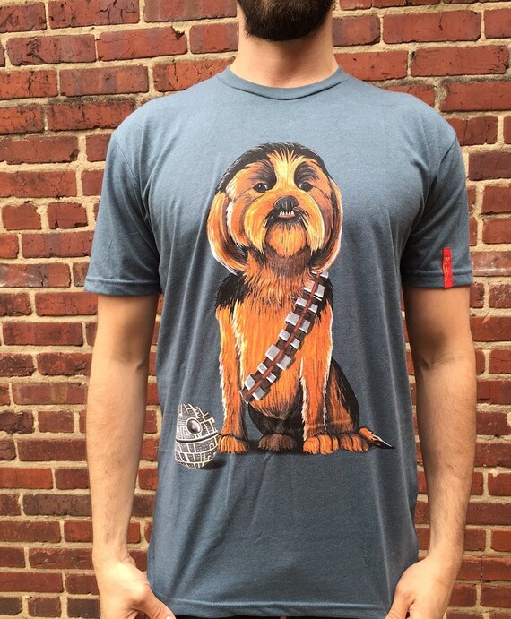 chewbacca dog t shirt
