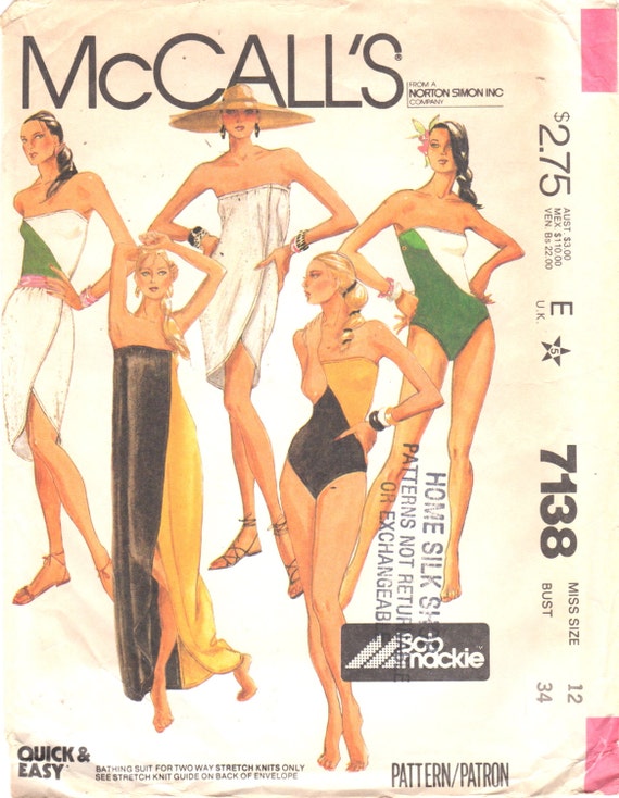 Designer Swimwear Vintage Patterns PatternVault