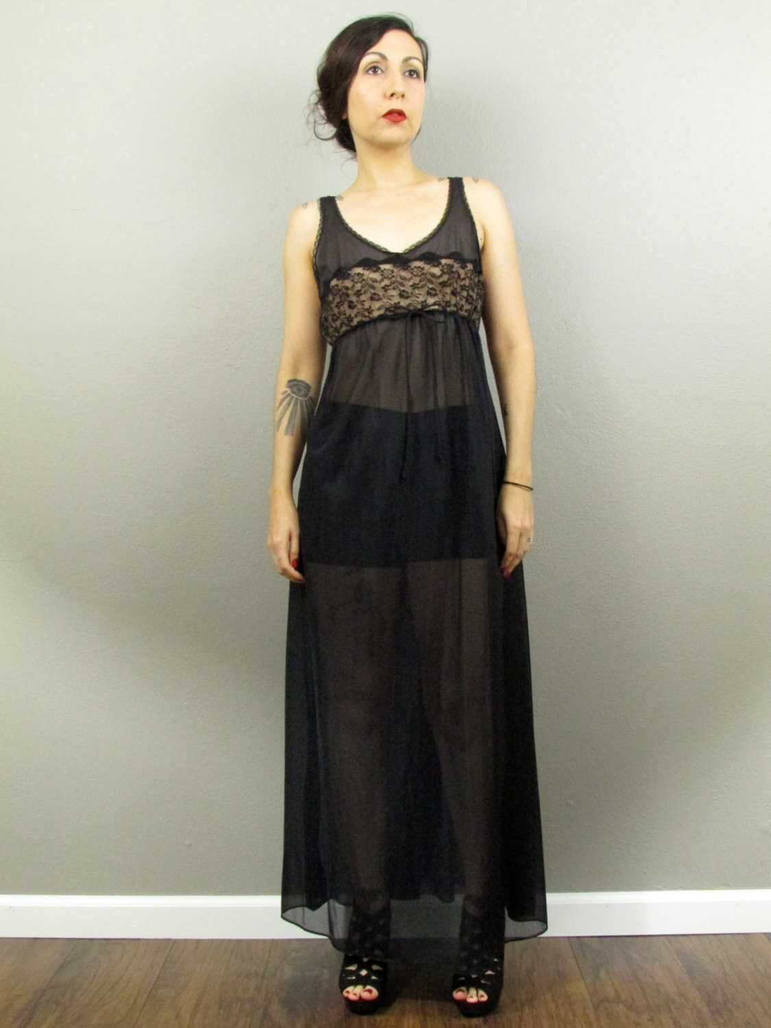 boudoir slip dress