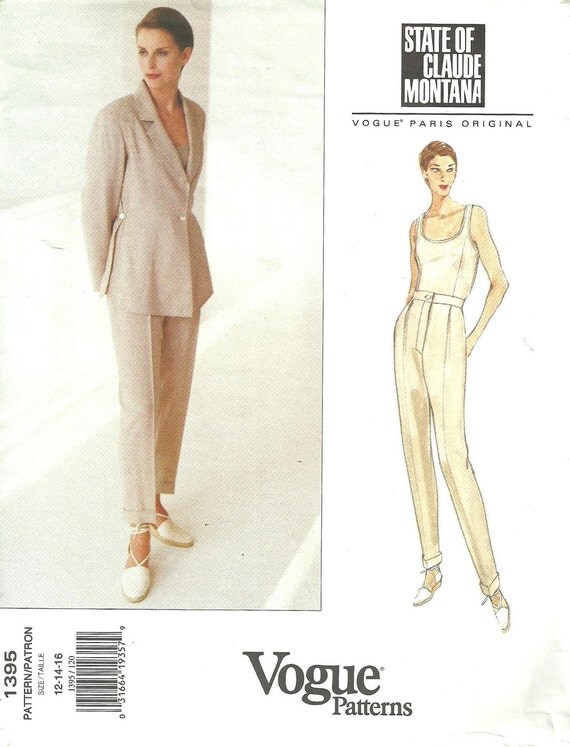 Vogue 1395 / Paris Original / Vintage Designer Sewing Pattern