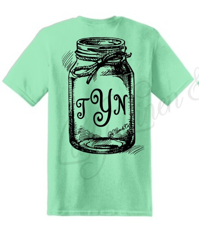 mason jar label shirts