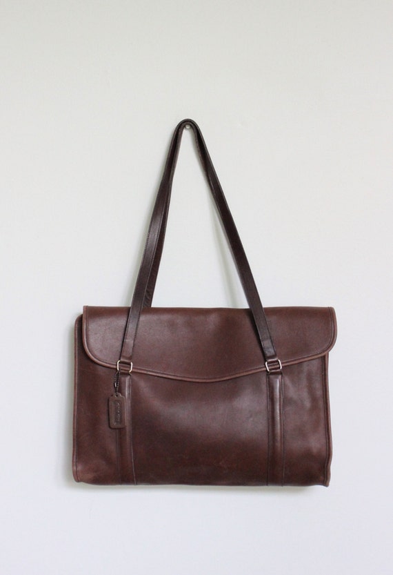 Vintage Coach Bag // Tote Bag NYC RARE // Coach Briefcase