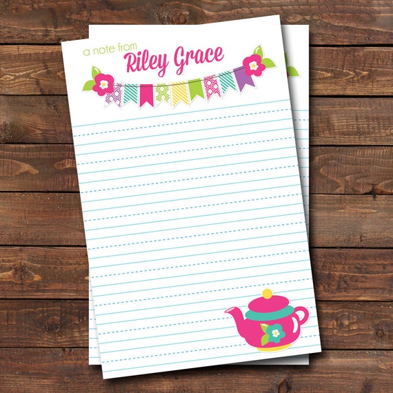 Personalized Children's Stationery Kids Stationery DIY