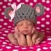 Baby Mouse Hat, Crochet Baby Hat, Mouse Costume, Mouse Hat, Baby Halloween, Baby Girl Hat, Newborn Baby Hat, Newborn Prop, Crochet Baby Hat