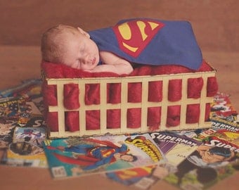 Newborn Photo Prop Super Hero Cape