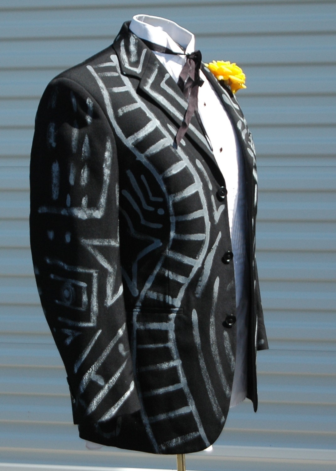 Small Mens Graffiti Jacket Street Poet by OLearStudios on Etsy