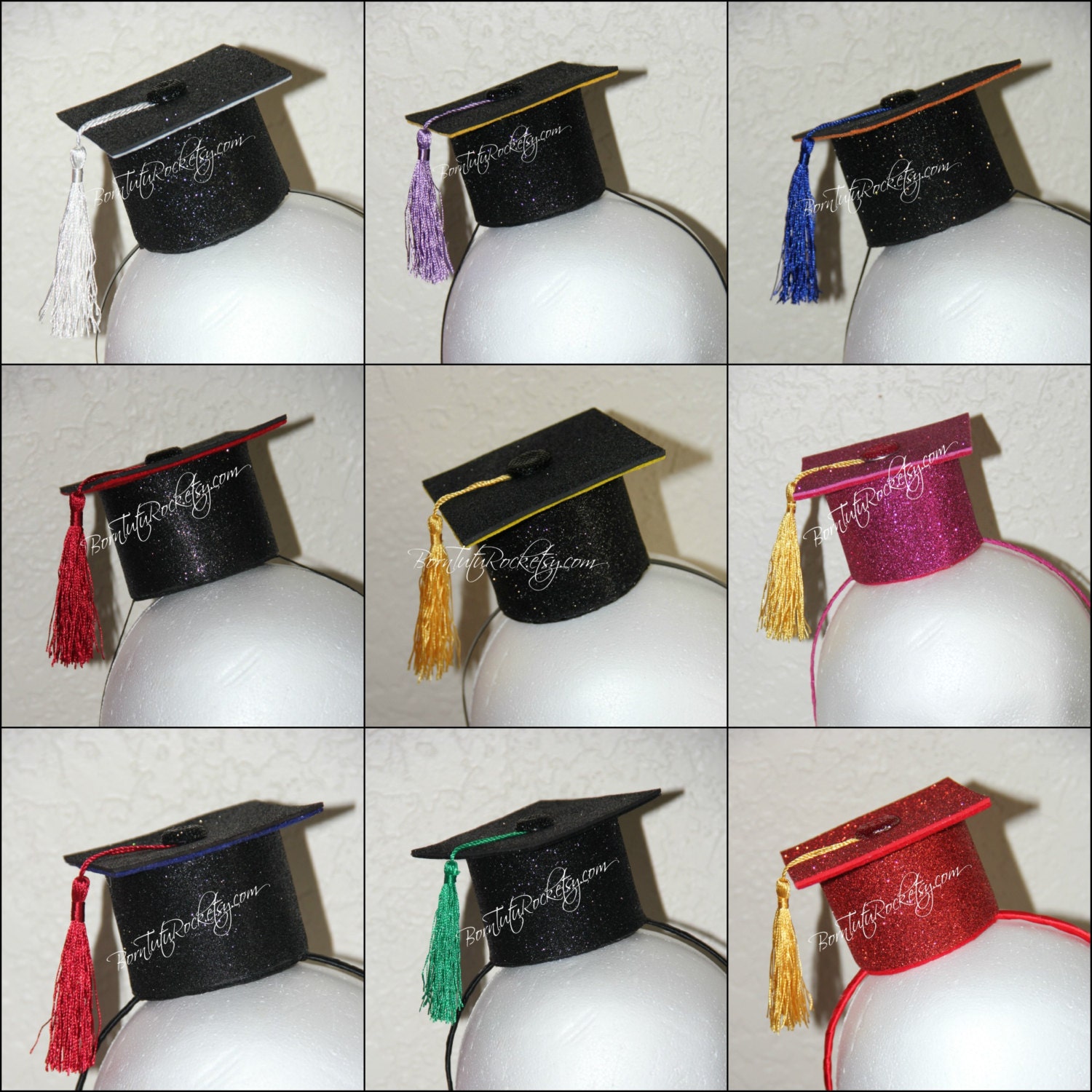 Graduation Cap Headband // Graduation Crown // by BornTuTuRock