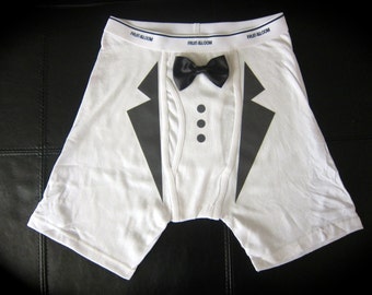 MENS UNDERWEAR; tuxedo; wedding gift; groom gift; husband; birthday gift; fathers day gift; wedding party gift