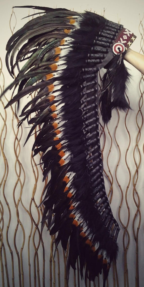 Extra Large Indian Brown colors Feather by THEWORLDOFFEATHERS