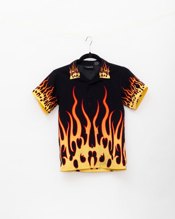 adult flame shirt