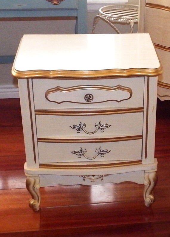 Vintage French Provincial Nightstand/ Side by
