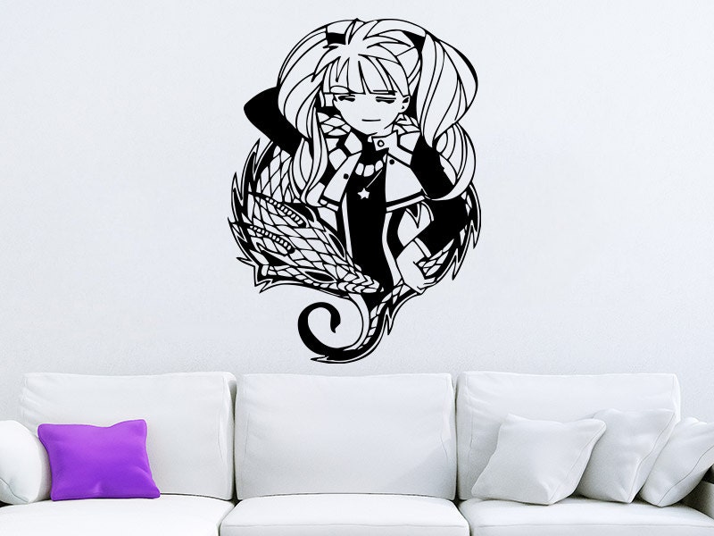 ANIME Decal Wall Decals Vinyl Stickers Girl by SuperVinylDecal