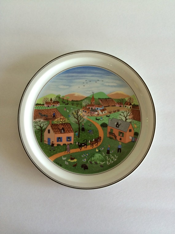 Villeroy Boch Design Naif The Four Seasons Plate by VintageByBeth