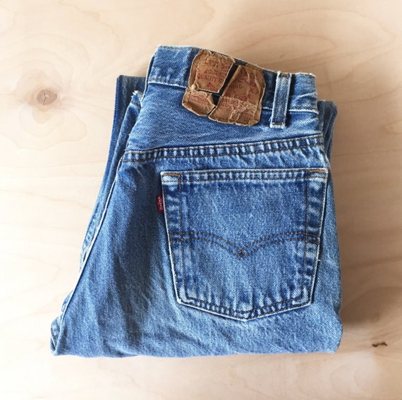 Vintage High-Waisted Levis 501 Jeans Button Fly Classic