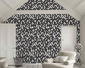 Self-adhesive Peel and stick modern vinyl Wallpaper, tapestry, wall decal - C046