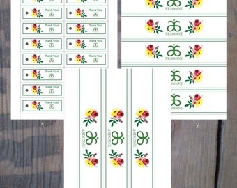 INSTANT DOWNLOAD Printable Arbonne Spa Party Package Illustrated Flowers Reusable INSTANT DOWNLOAD Printable Arbonne Spa Party Package Illustrated Flowers Reusable