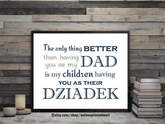 Download Polish Fathers Day Gift for Grandpa from Daughter from Son