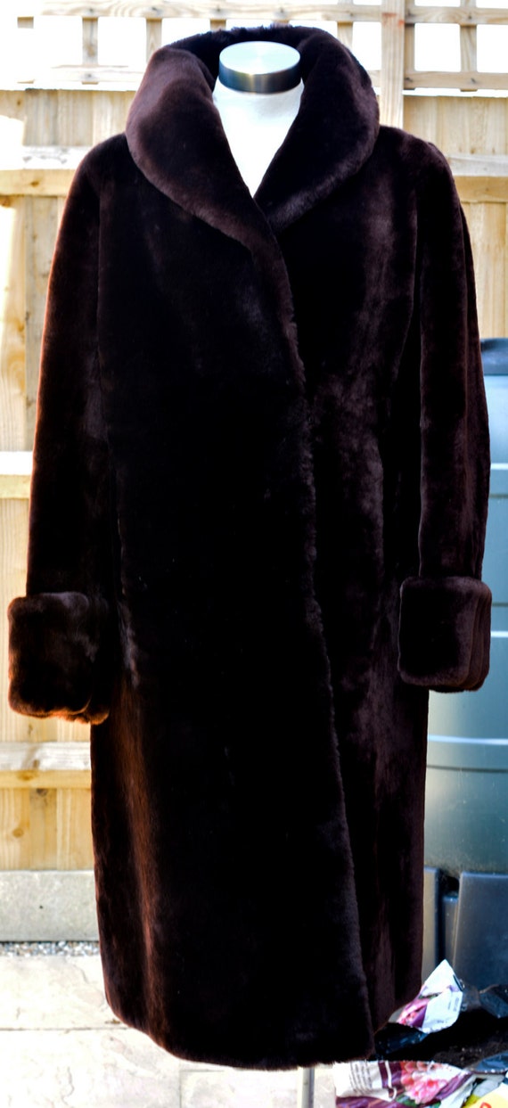 Beaver lamb fur coat Whitney furs by Martins by CollectableMrJones